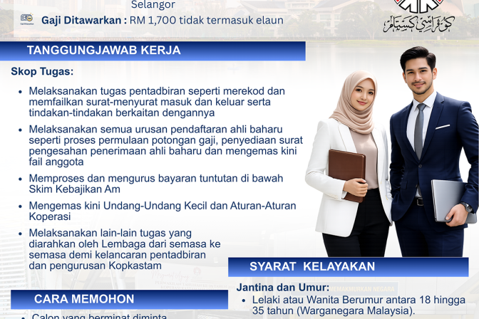 Iklan Jawatan Kosong
