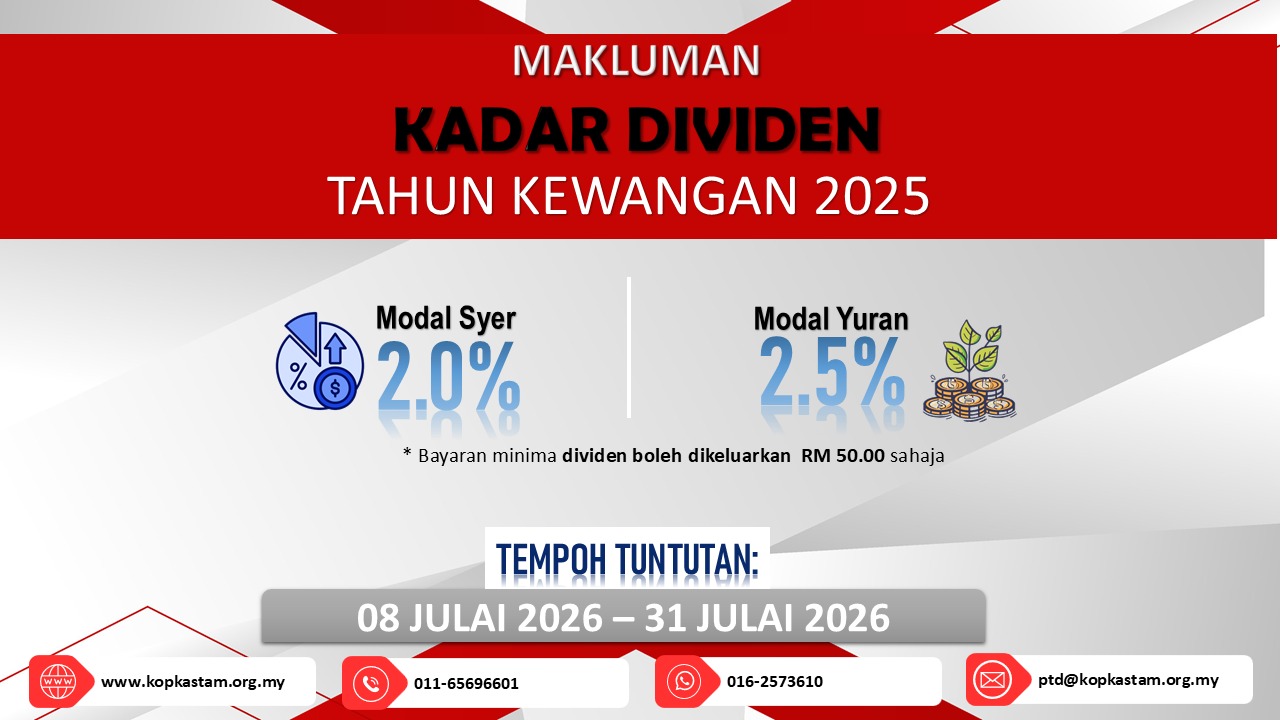 Makluman Kadar Dividen